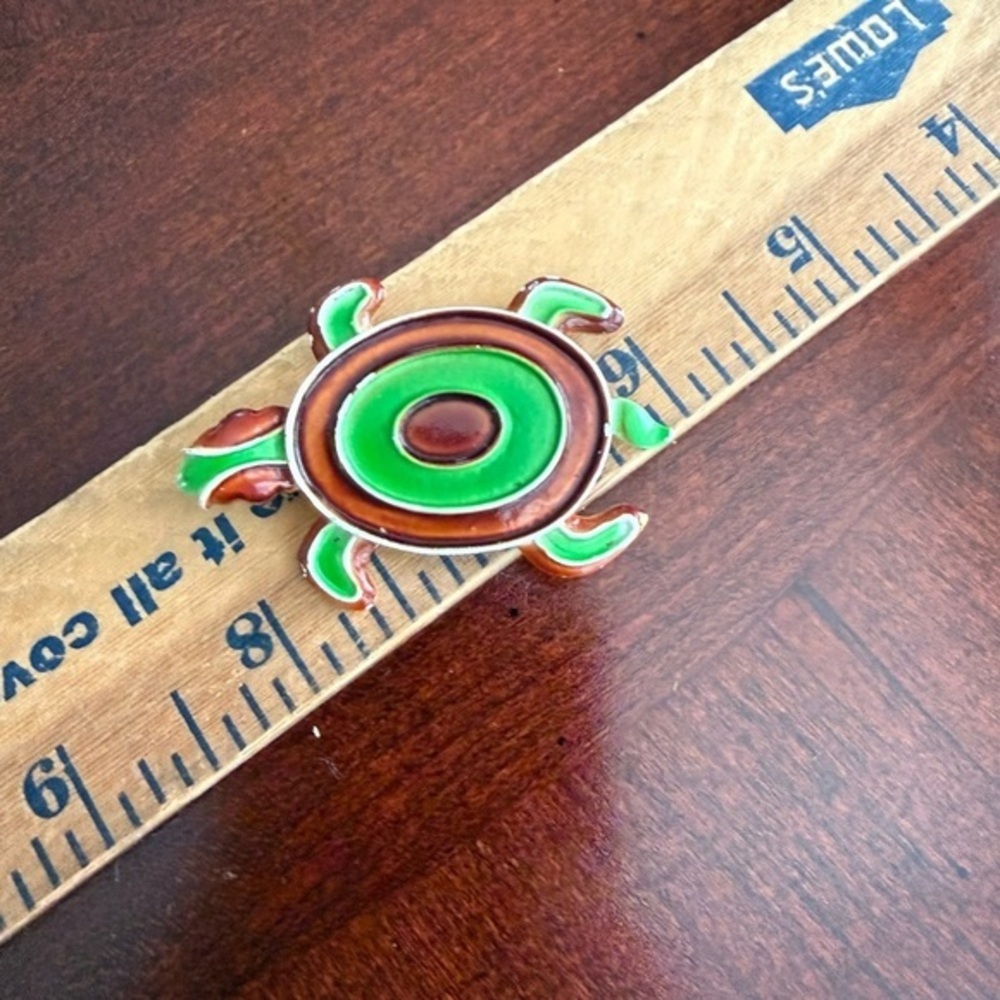 Vintage Sarah Conv Turtle Brooch